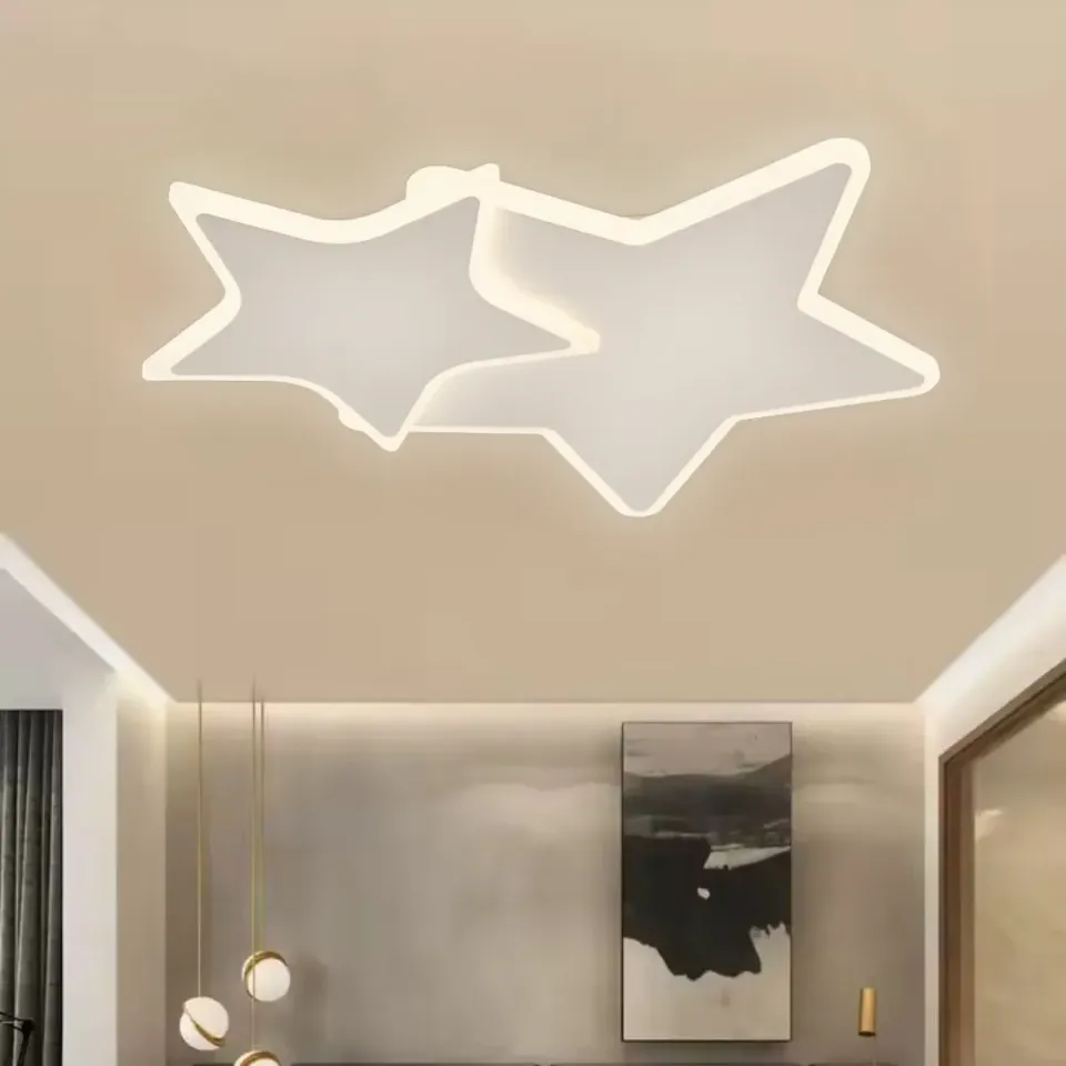 Alessandro Design Stars 49W lustra LED alba copii dimabila