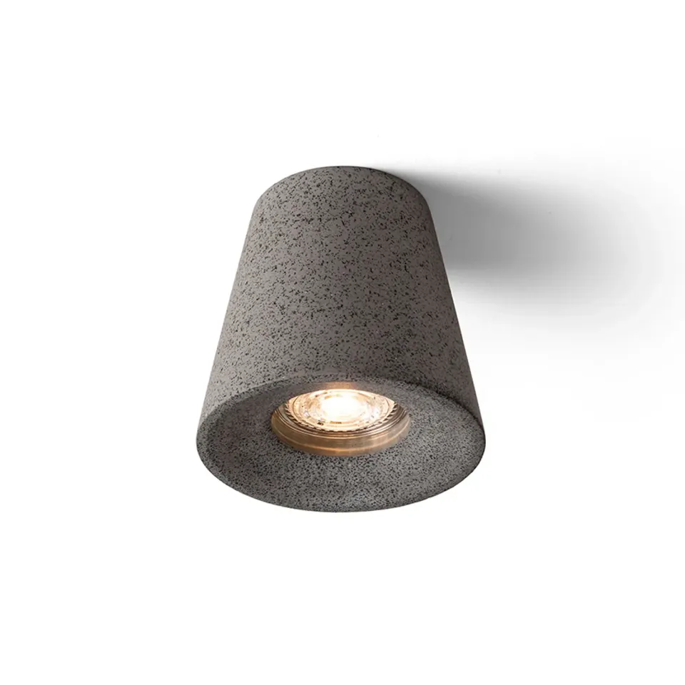 Rendl Light Studio Volca plafoniera beton granit inchis GU10