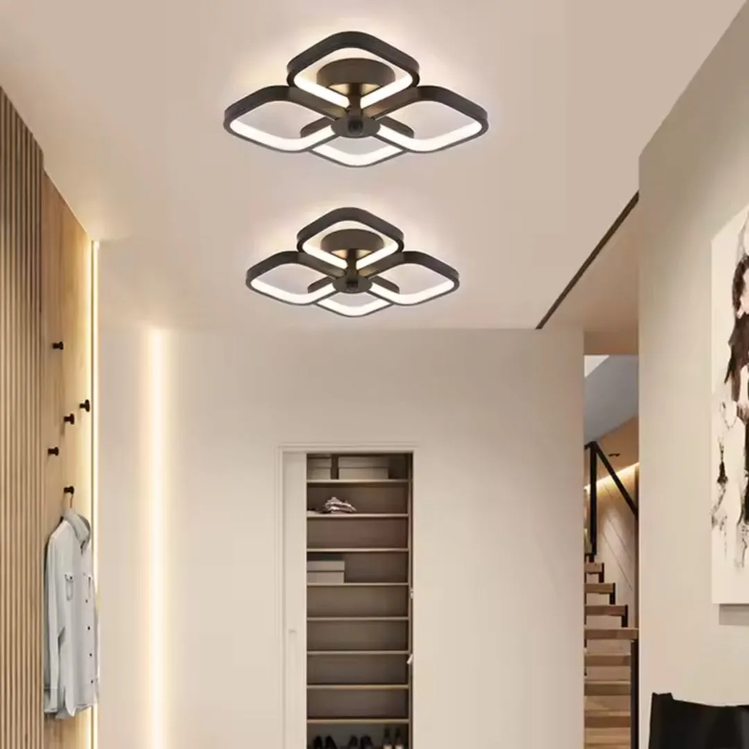 Alessandro Design VERTEX Tesser lustra LED 34W negru