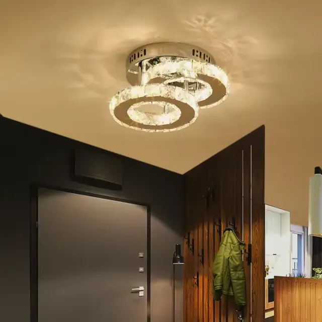 Alessandro Design Royal Rotonda lustra LED 26W 2 inele 3 culori