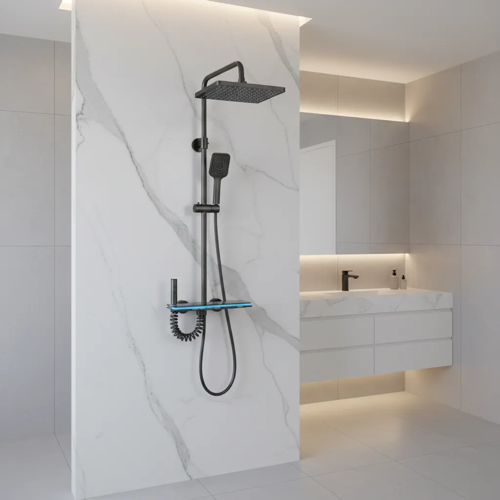 Alessandro Design Marx II Coloana Dus Neagra 3 Functii