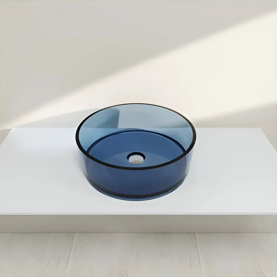 Alessandro Design 45x15 lavoar baie rasina bleu cer