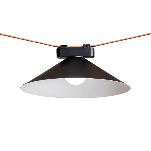 Rendl Flan 33 lampă WAVE 24V negru-alb dimabilă