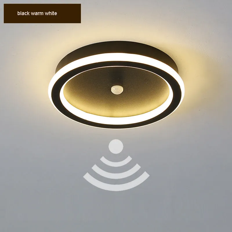 Alessandro Design PS500BK lustra LED senzor 28W neagra 3 culori