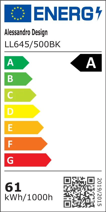 Alessandro Design SKYForma Nexen lustra LED 61W neagra