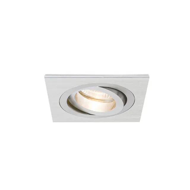 rendl light studio PASADENA GU10 SQ I spot incastrat aluminiu periat