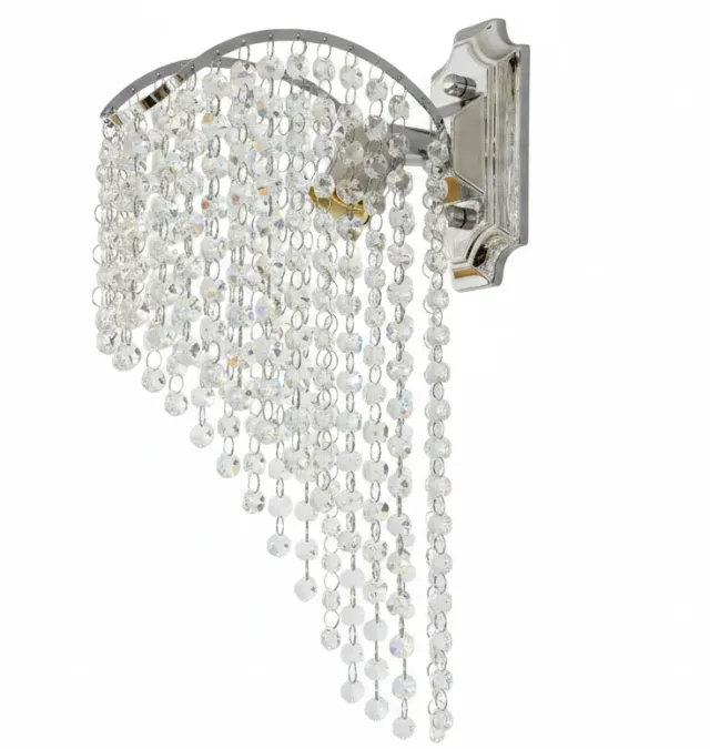 Alessandro Design Ander aplica cristal E14 crom lucios