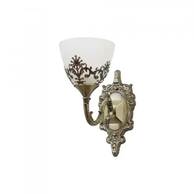 Alessandro Design Cottage aplica perete 1xE27 bronz