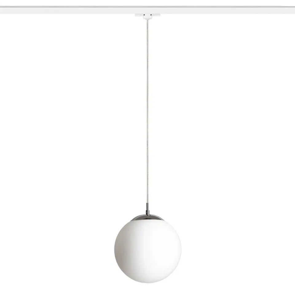 Rendl Light Studio Luna 25 pendul sticla opal crom pentru sina