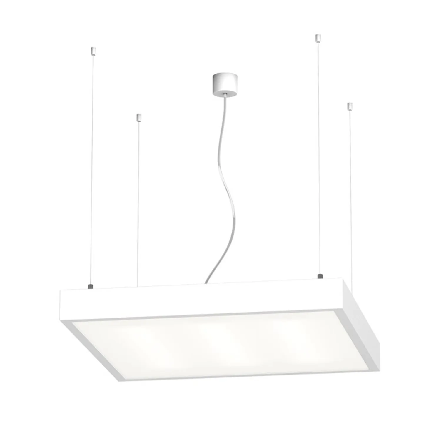 Rendl Structural 55x55 lustră aluminiu periat birou