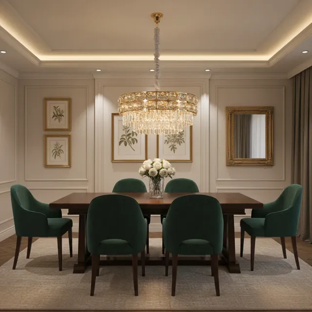 Alessandro Design LUCENT Magno candelabru cristal 12xE14 auriu