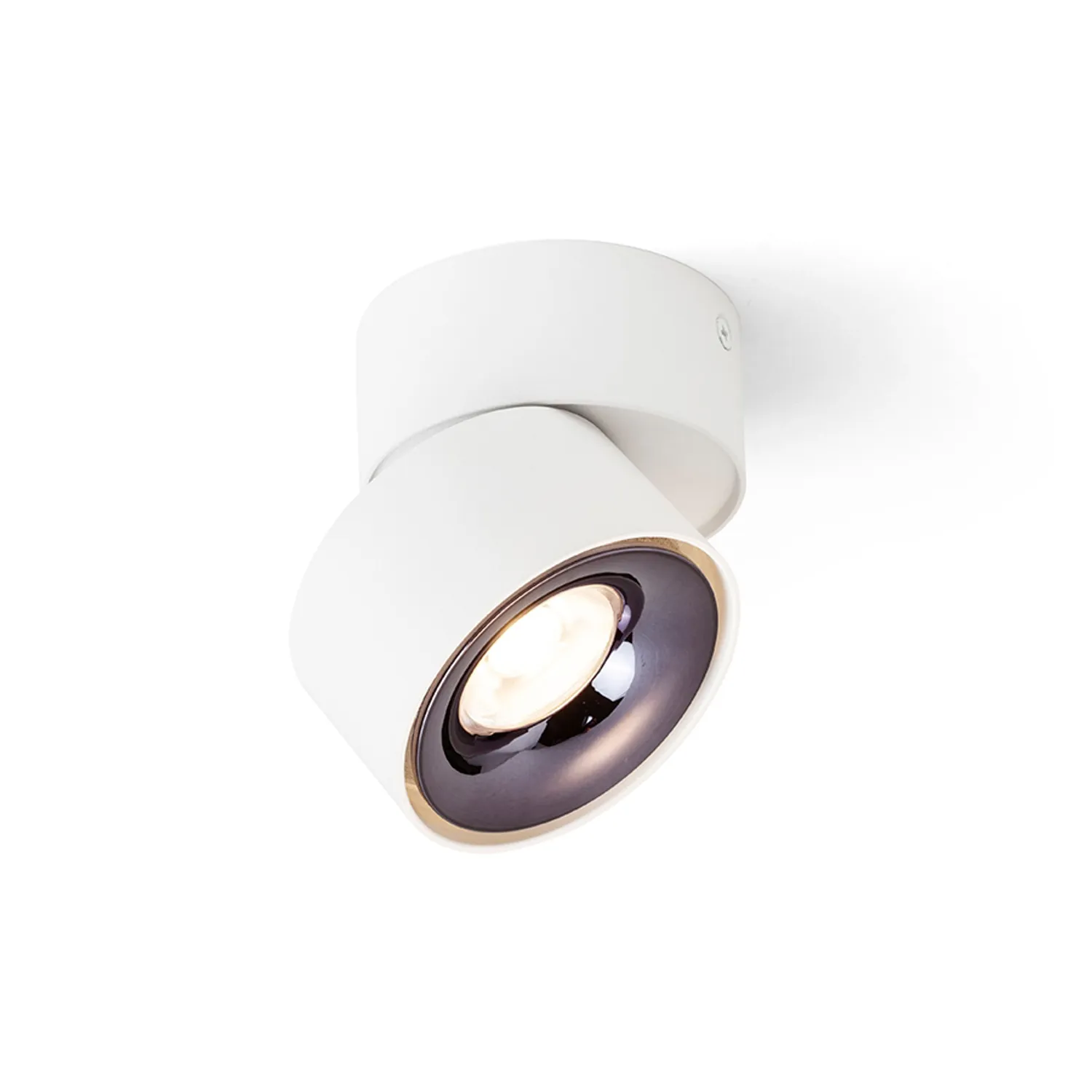 Rendl Albano spot LED aplicat alb cilindric exterior
