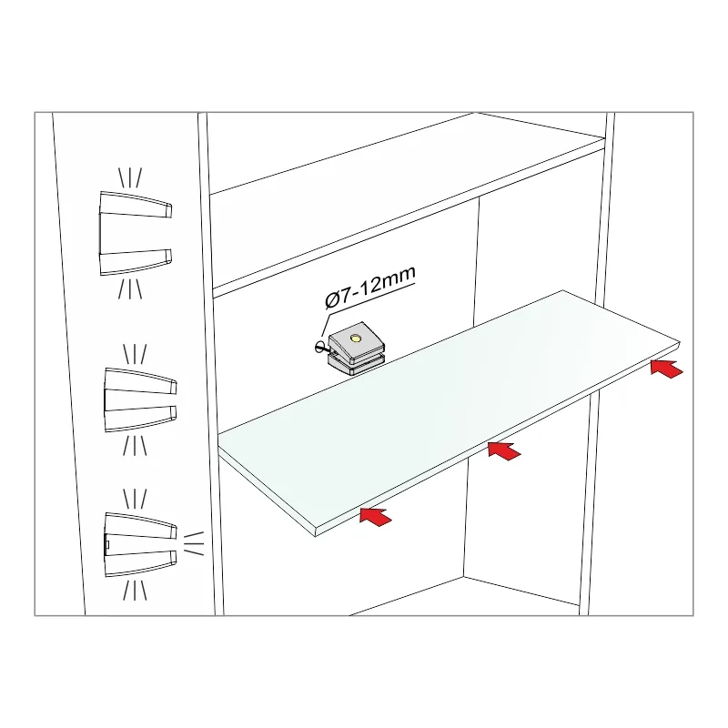Furnika Zeta S 1S/2S/3S corp iluminat LED incastrat