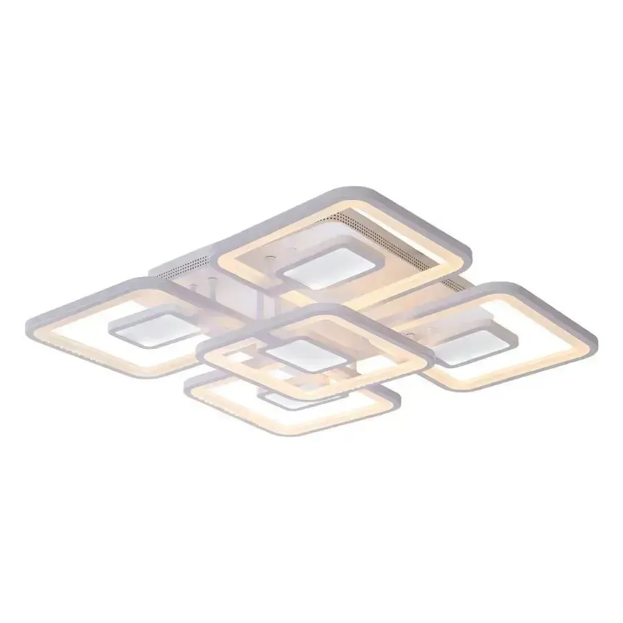Alessandro Design FELIX lustra LED alba 119W 5 patrate