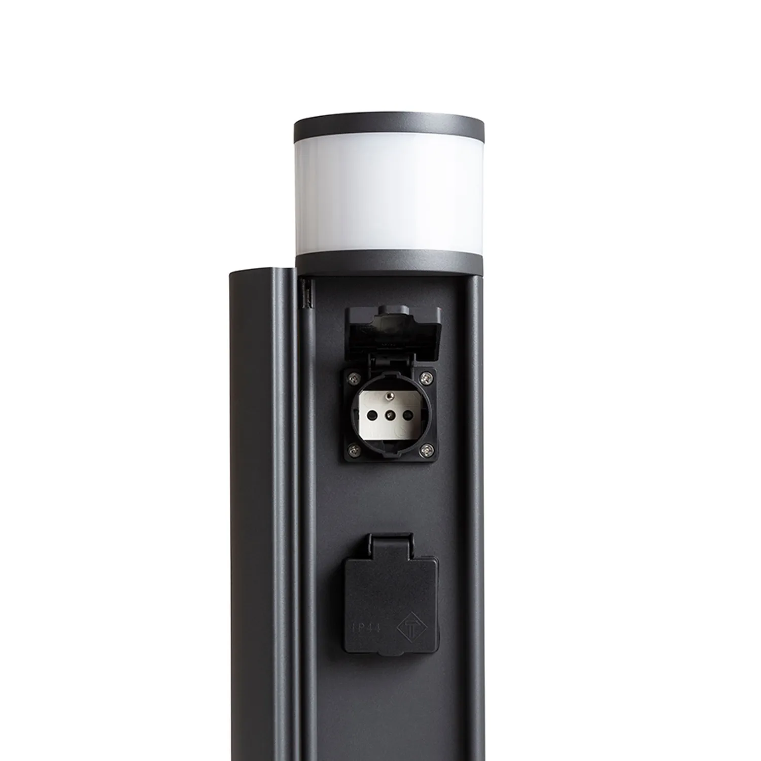 Rendl Light Studio Jean stâlp exterior G9 antracit cu prize