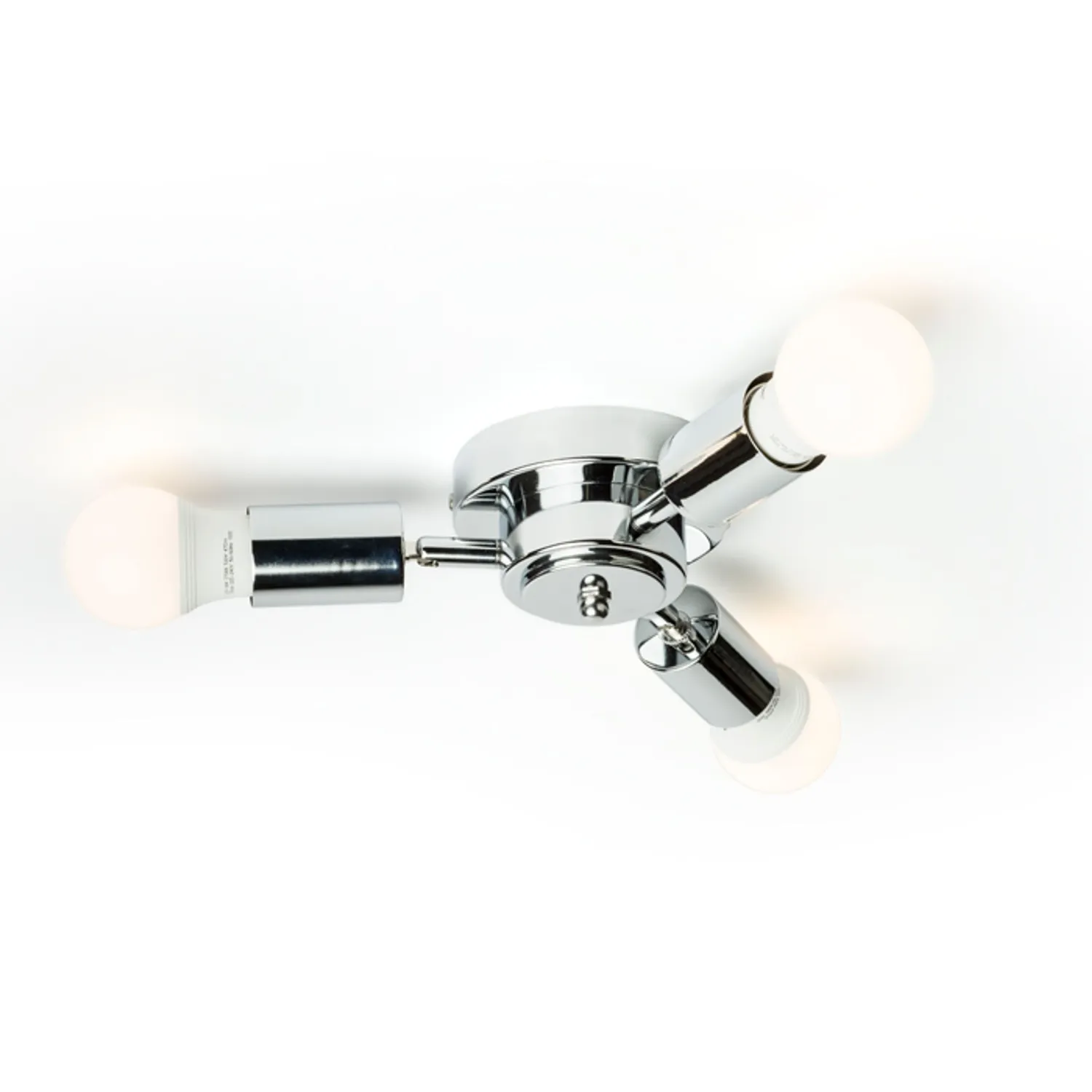 Rendl Light Studio Poste bază tavan E27 crom 3 becuri