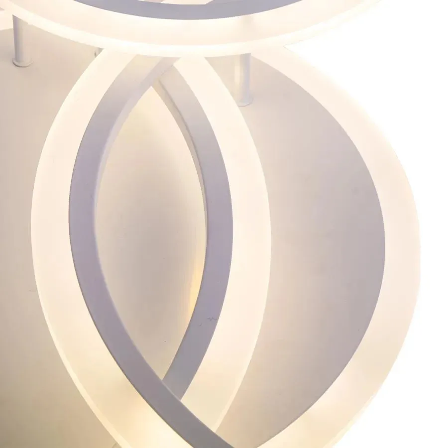 Alessandro Design LUCY Lustra LED 69W 4 Cercuri Alba Dimmabila