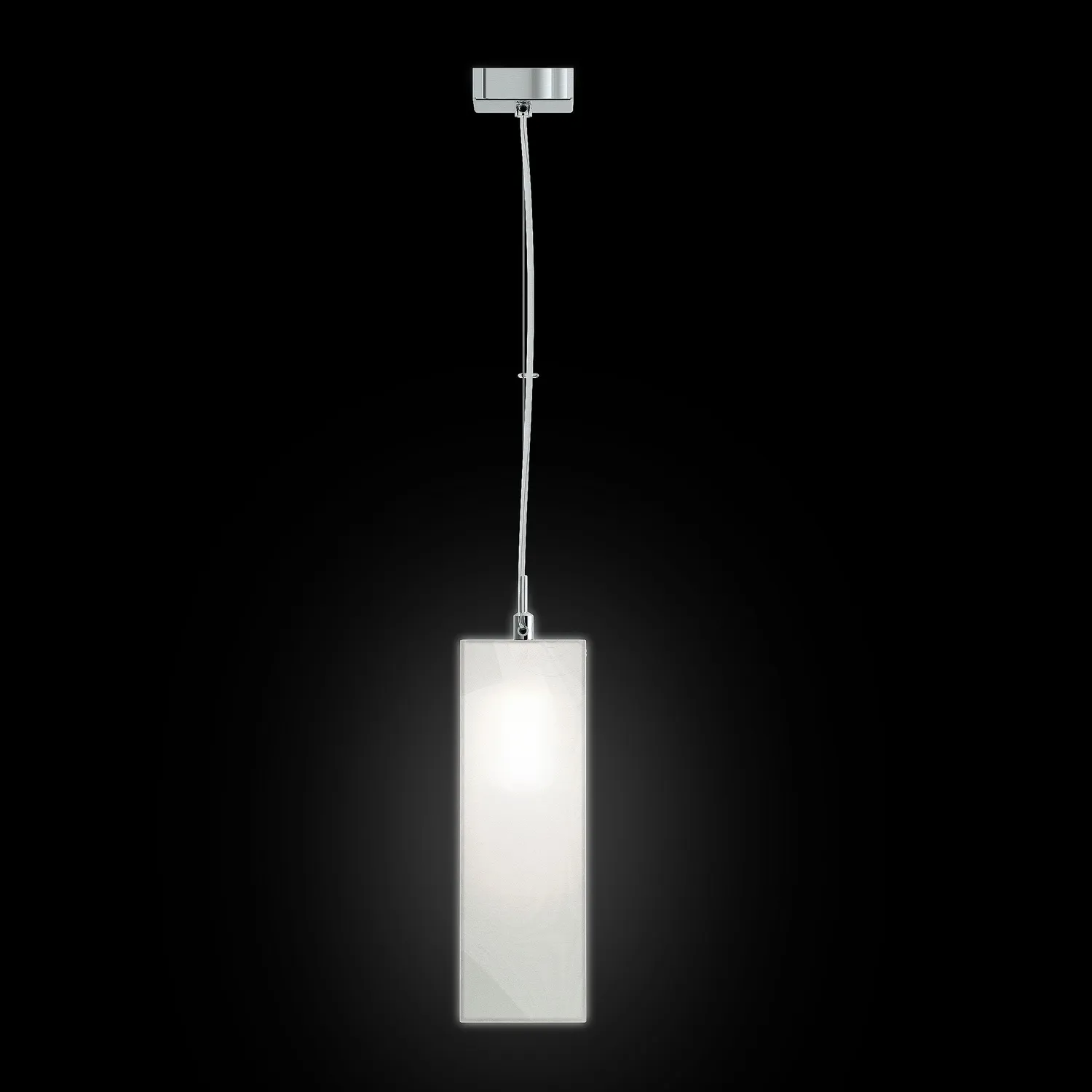 Rendl Lucia 30 pendul sticlă satinată crom E27