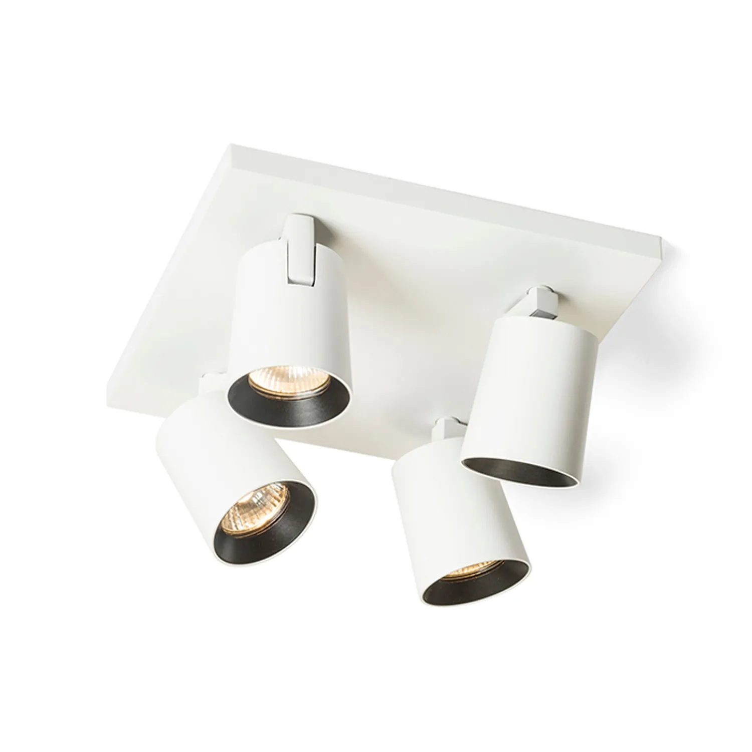 Rendl Light Studio Kenny IV spot GU10 alb/negru reglabil