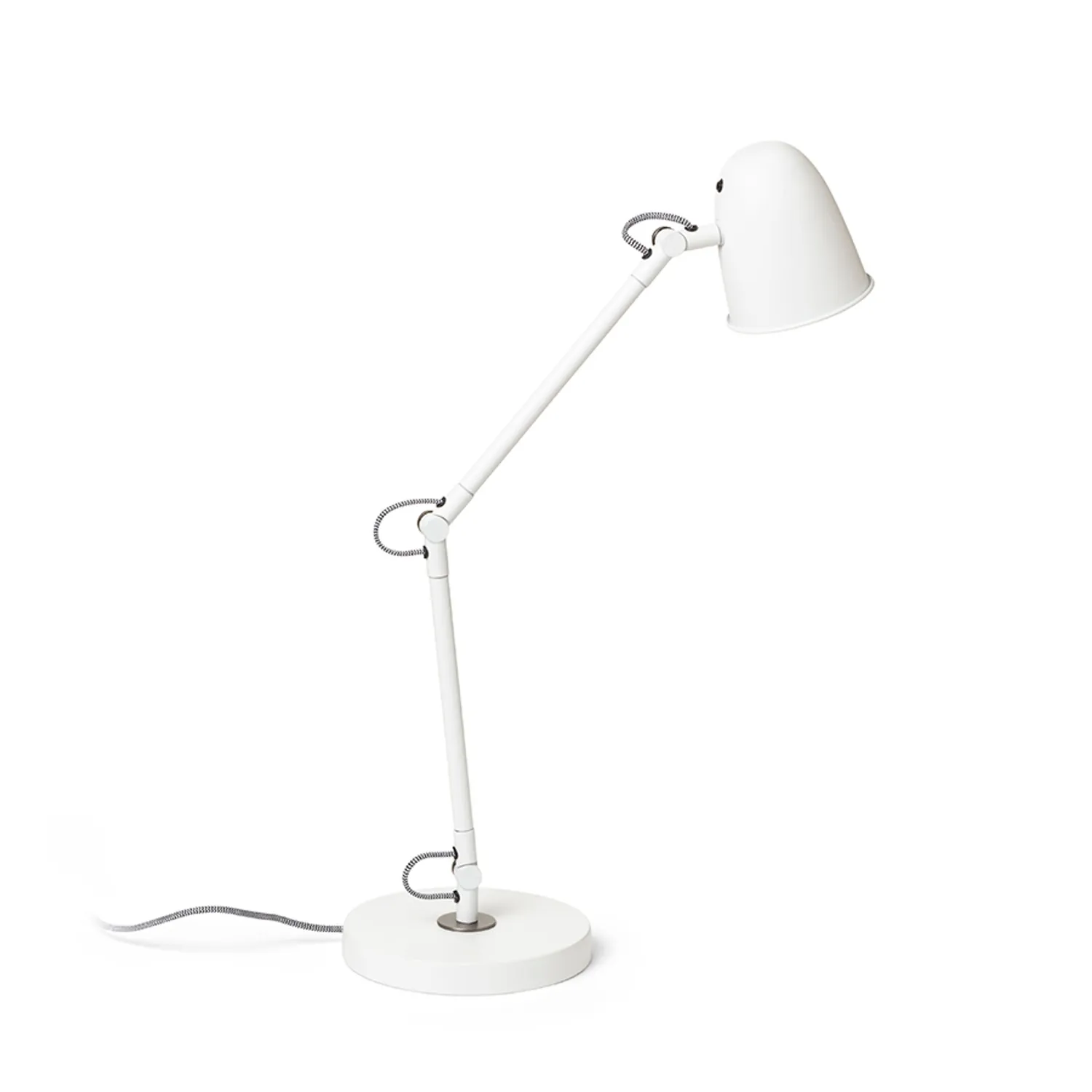 Rendl Light Studio Danny Bord Veioză alb nichel mat E14