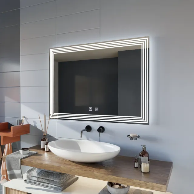 Alessandro Design Adis Basic Touch oglinda LED 80x60cm dezaburire