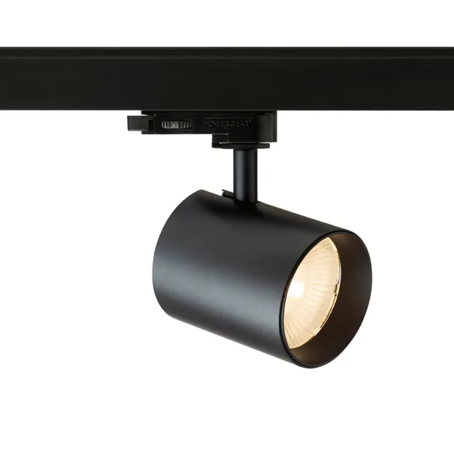 Rendl Iris 7 spot LED sina 3 faze negru magnetic