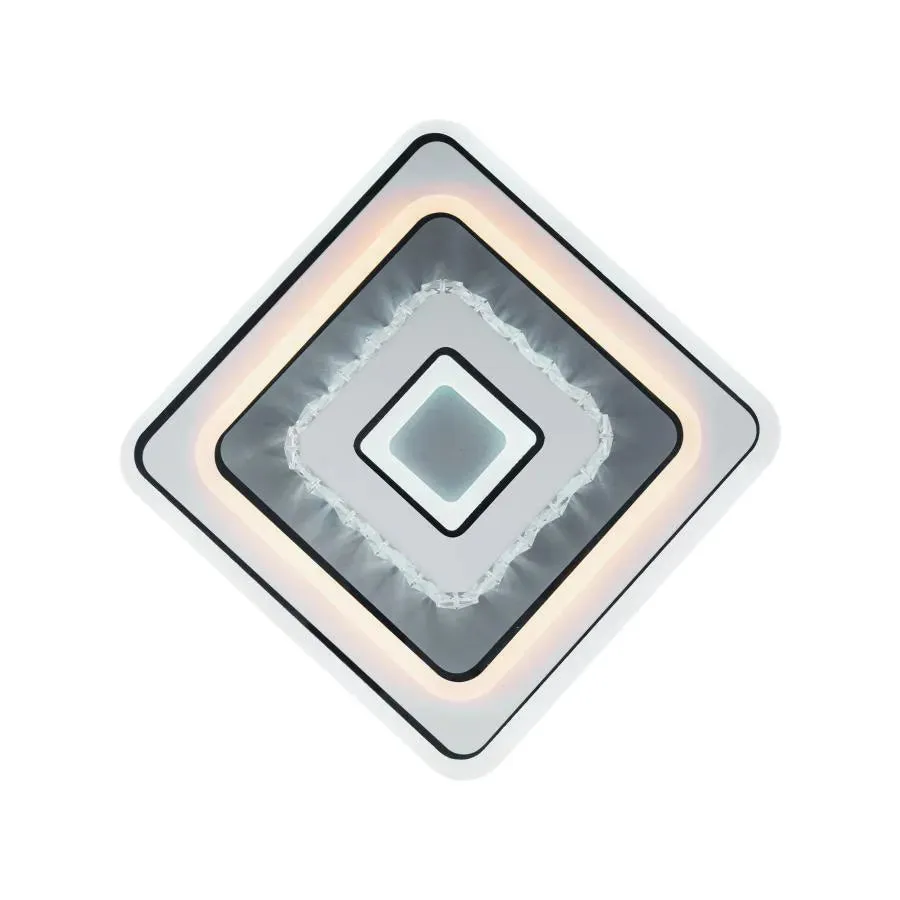 Alessandro Design Arabela lustra LED cristal alba 40W