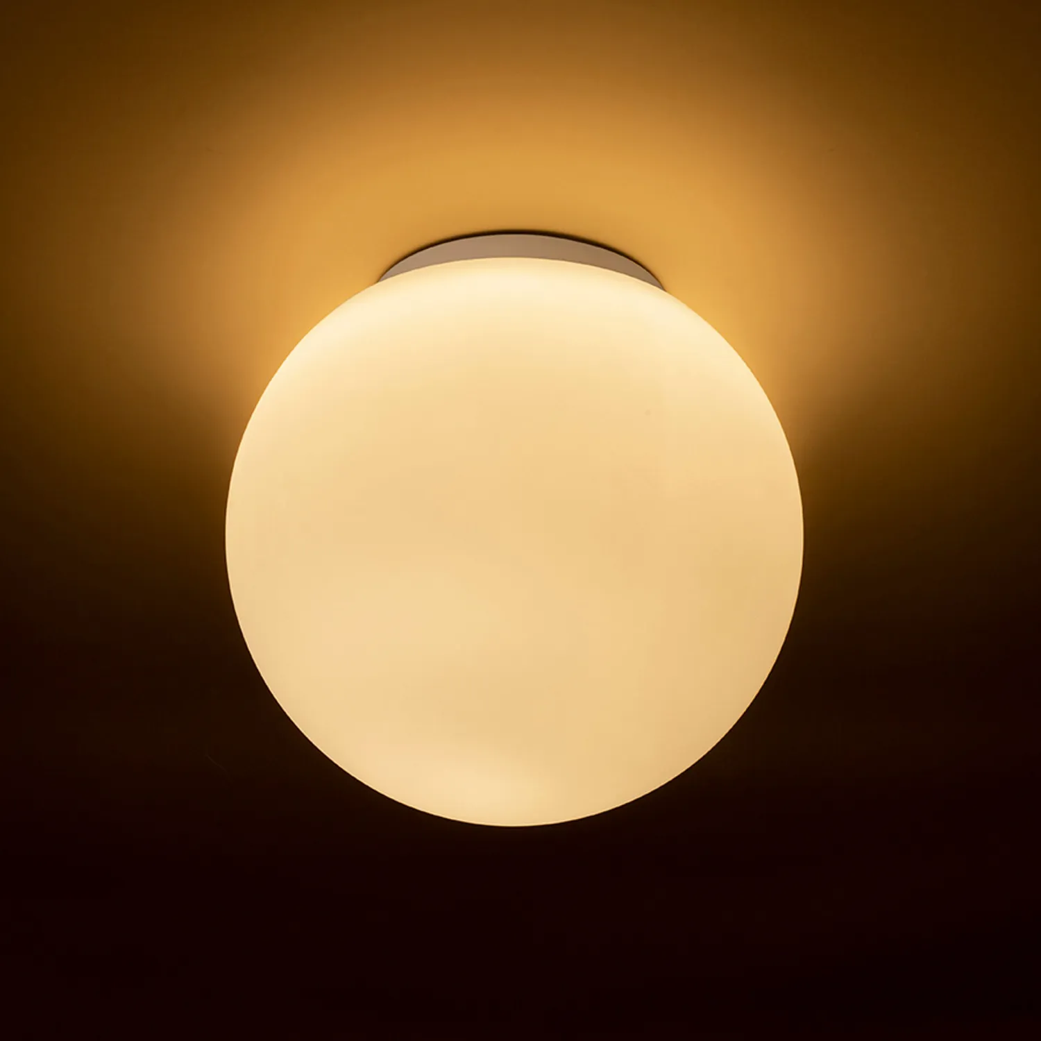 Rendl Light Studio Bolly 26 plafonieră sticlă opal crom