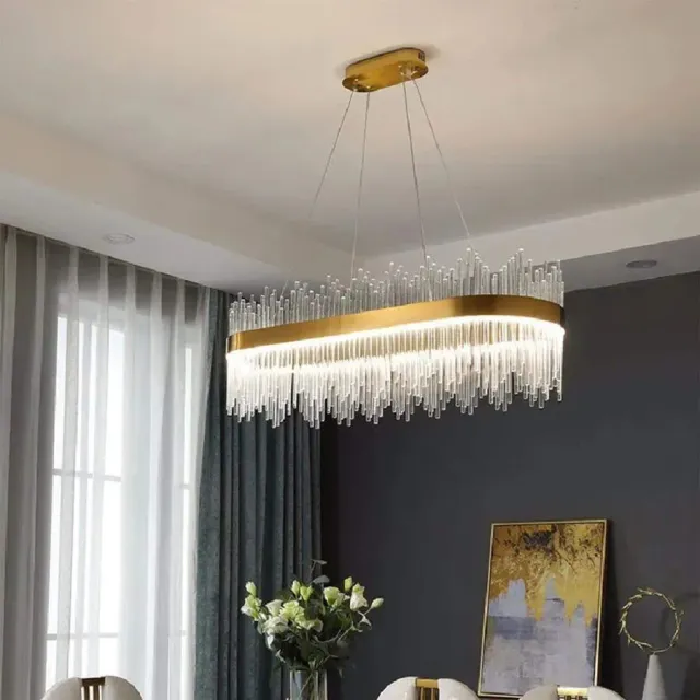 Alessandro Design Simone 105W lustra LED liniara aurie