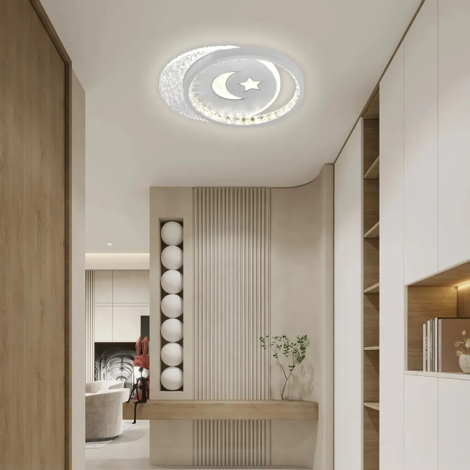 Alessandro Design PERU 34W lustra LED alba 2 cercuri