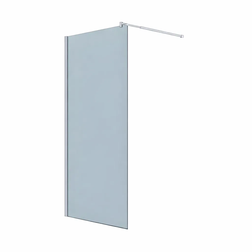 Alessandro Design paravan dus walk-in 120x195cm sticla gri 8mm