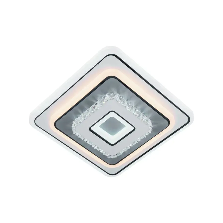 Alessandro Design Arabela lustra LED cristal alba 40W