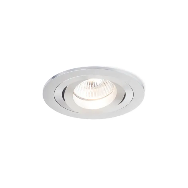 Rendl Pasadena GU10 spot incastrat aluminiu periat orientabil