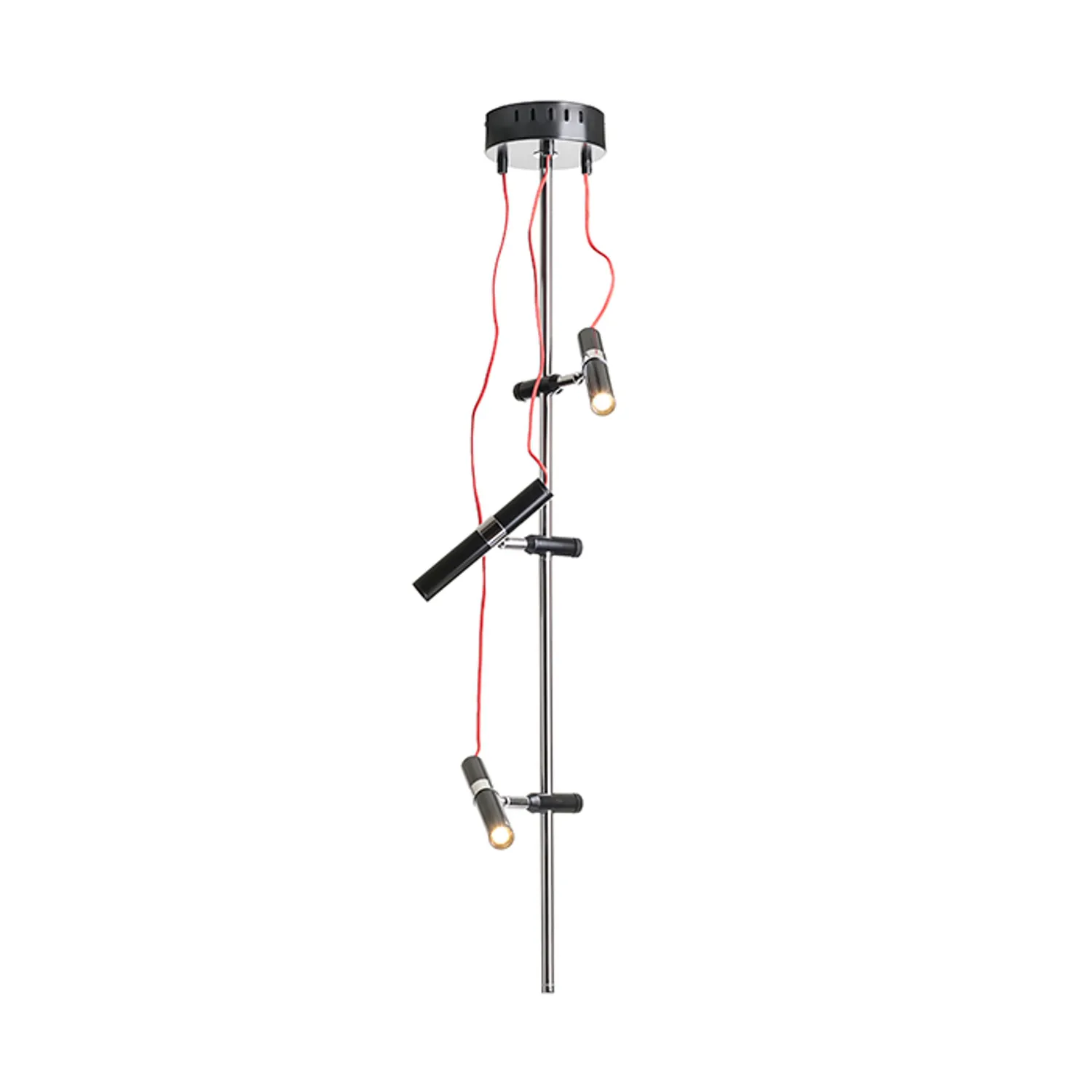 Rendl Viper Tak spot tavan negru crom 3xLED