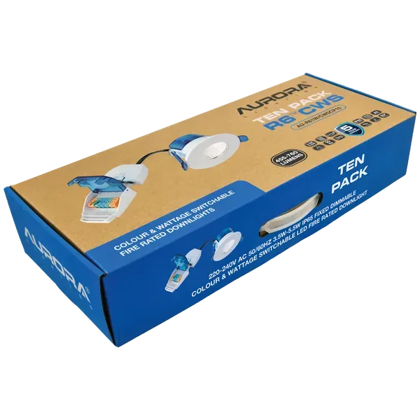 Aurora R6 Spot LED incastrat ignifug set 10 buc