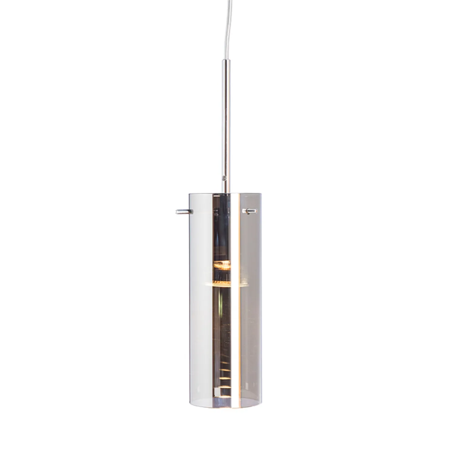 Rendl Sanssouci III pendul sticlă crom 3 abajururi
