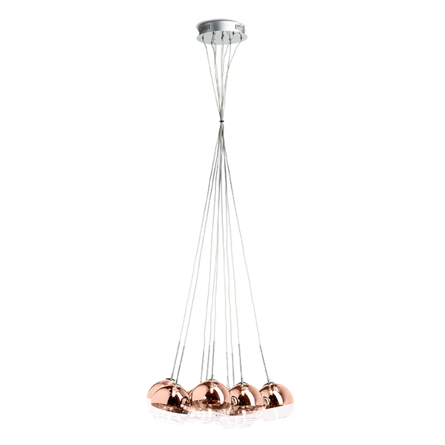 Rendl Light Studio Astral pendul sticla crom