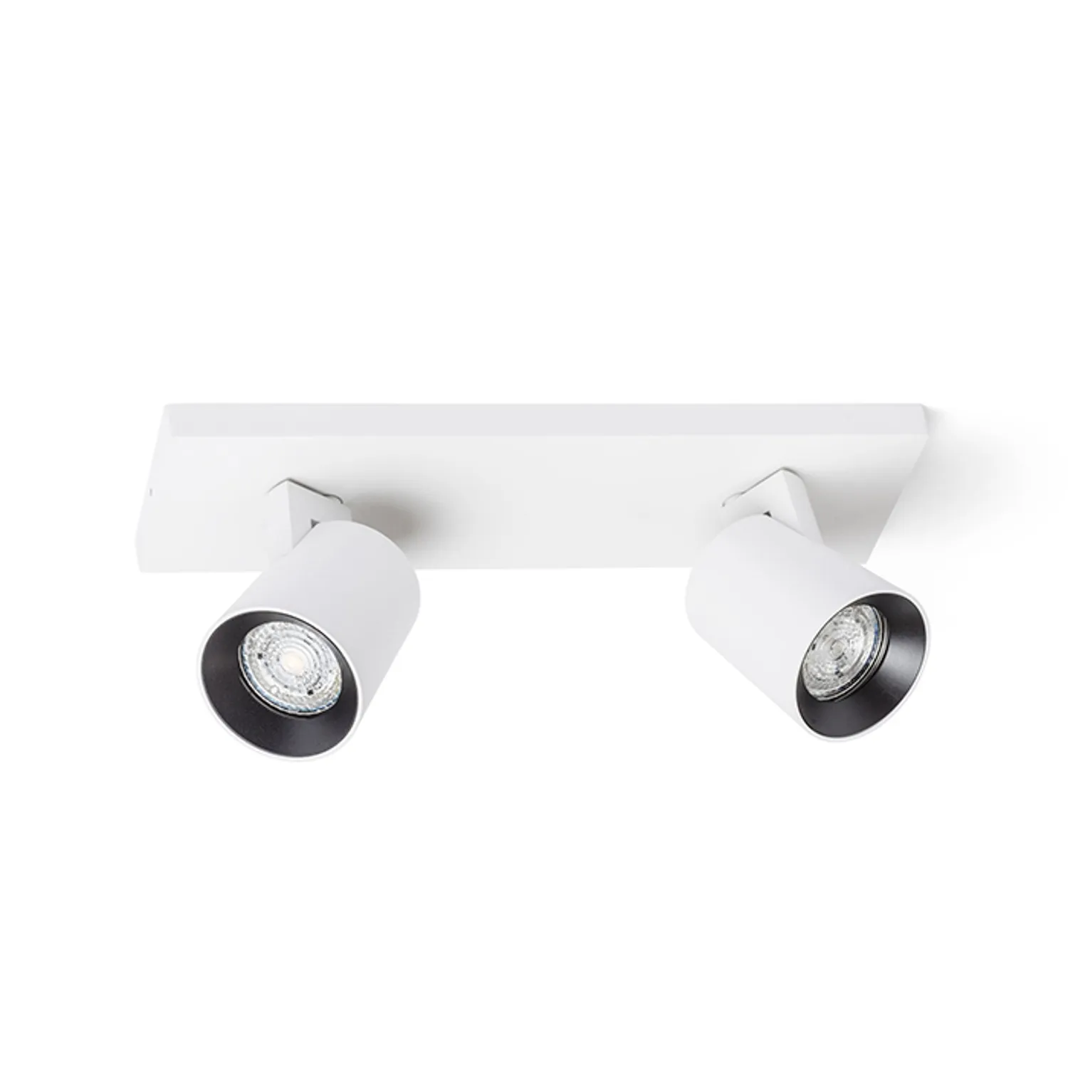 Rendl Kenny II spot GU10 negru-auriu cu inel interior