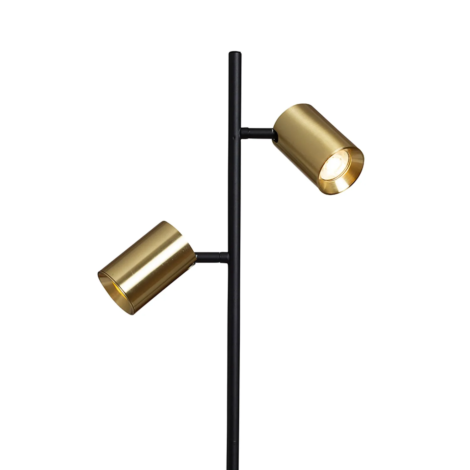 Rendl Flynn II lampadar negru alamă 2xGU10