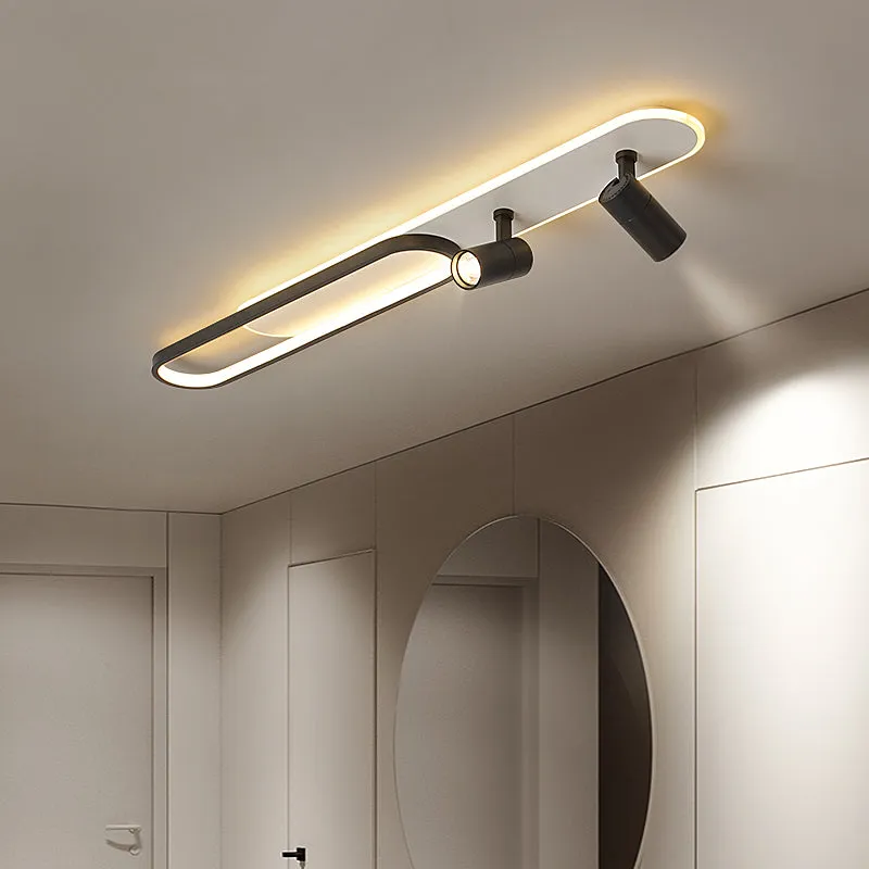 Alessandro Design Fisso Camilla lustra LED 69W neagra