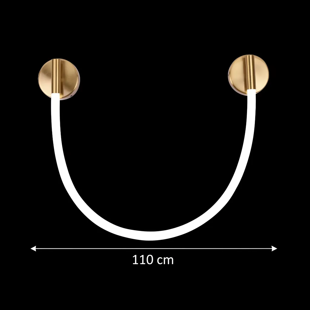 Alessandro Design aplica LED 110cm aurie 3 temperaturi