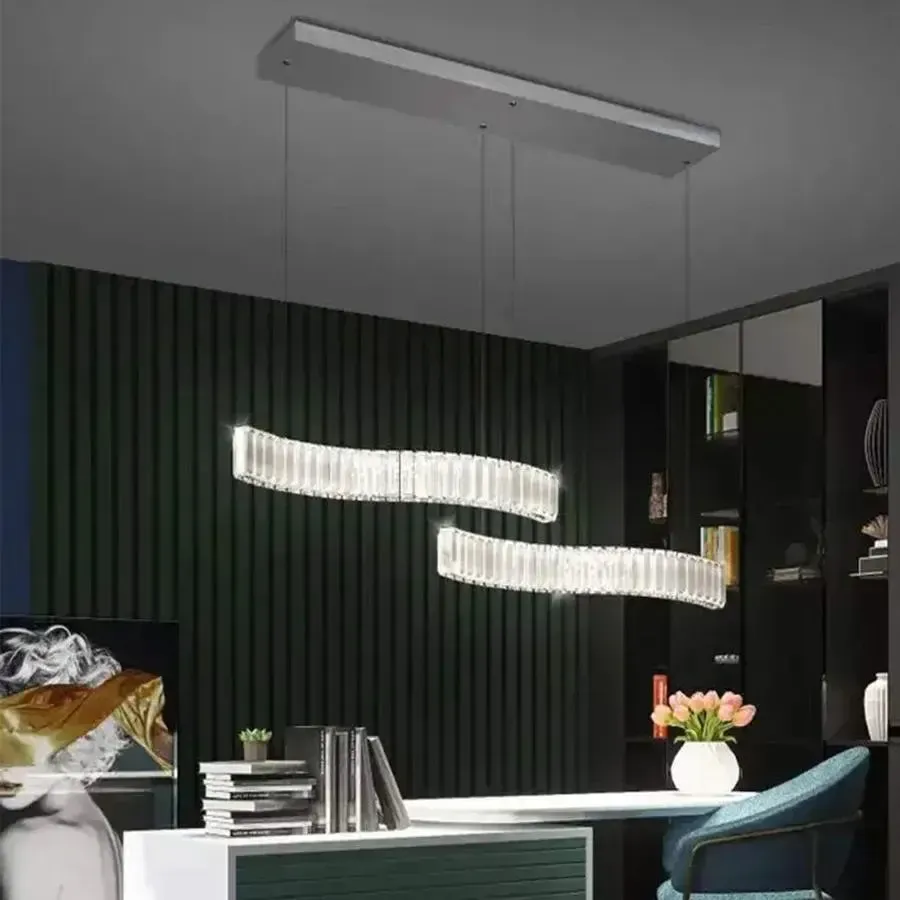 Alessandro Design MERVE lustră LED 24W crom lucios dimabilă