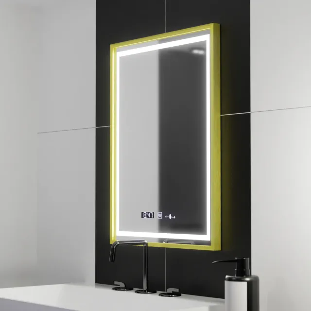 Alessandro Design Verite Royale Gold MotionGlow Marcello Oglinda LED 50x70cm