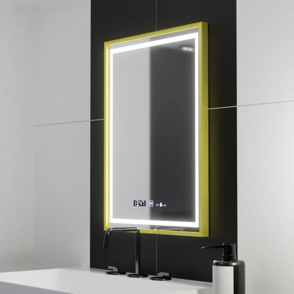 Alessandro Design Verite Royale Gold MotionGlow Marcello Oglinda LED 50x70cm