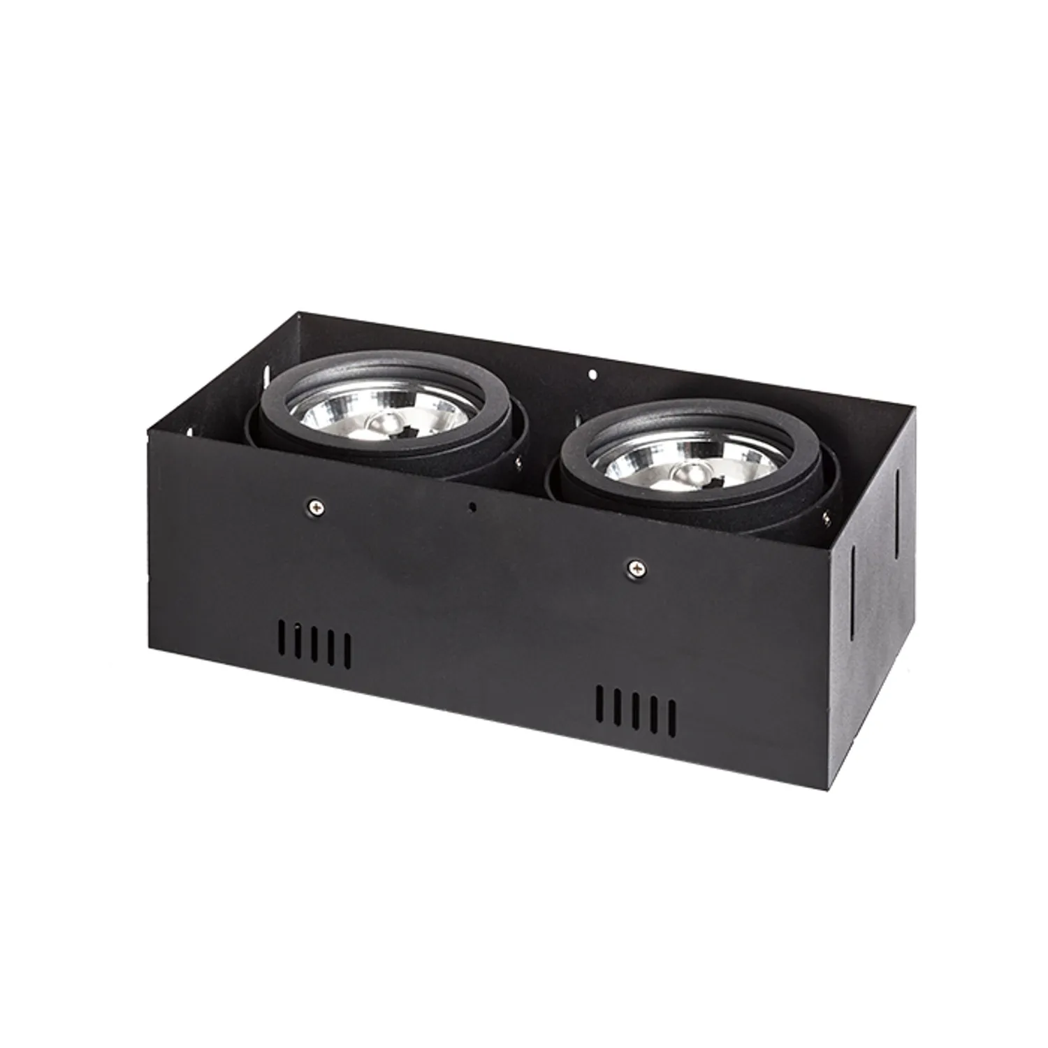 Rendl Electra II G53 spot incastrat dublu negru 12V