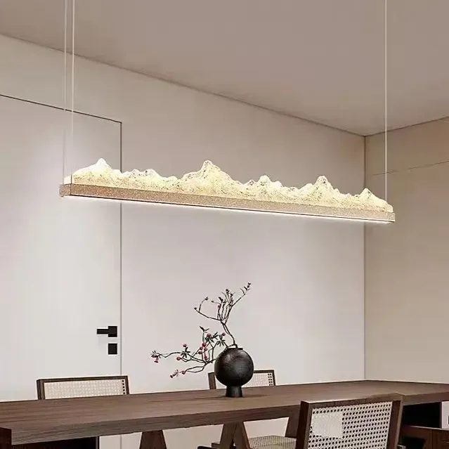 Alessandro Design Nivalis lustra LED 120cm aurie 27W
