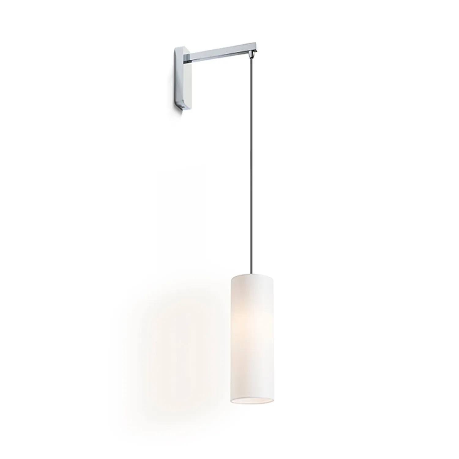 Rendl Light Studio HUDSON aplica perete alb crom textil
