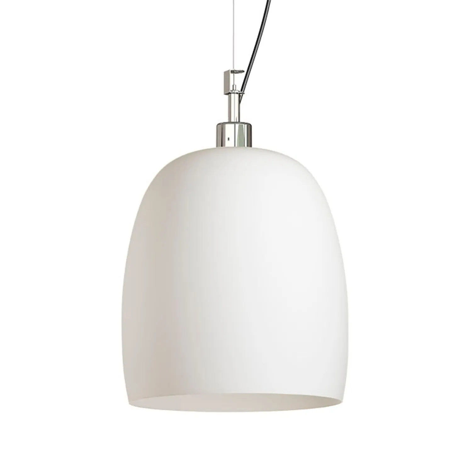 Rendl Light Studio Coroa New 28 pendul sticla opal crom