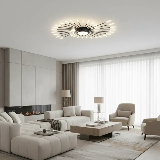 Alessandro Design Kalesa Grande lustra LED alba 28W 4000K