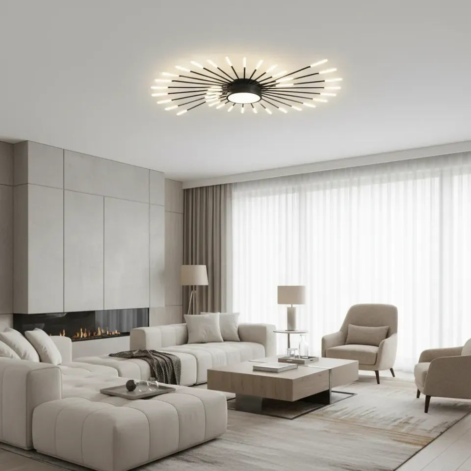 Alessandro Design Kalesa Grande lustra LED alba 28W 4000K